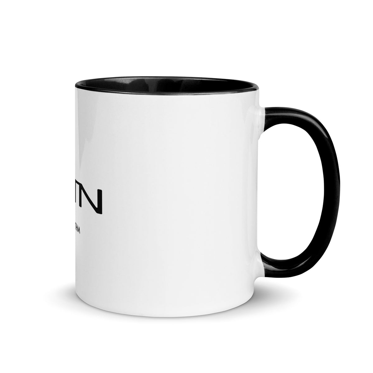 MNTN Mug in White and Black — right side