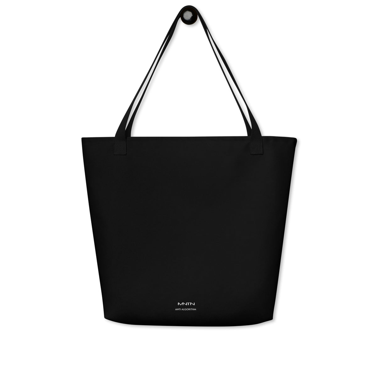 MNTN Large Tote in Black — front