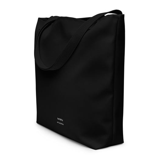 MNTN Large Tote in Black — alternate front view