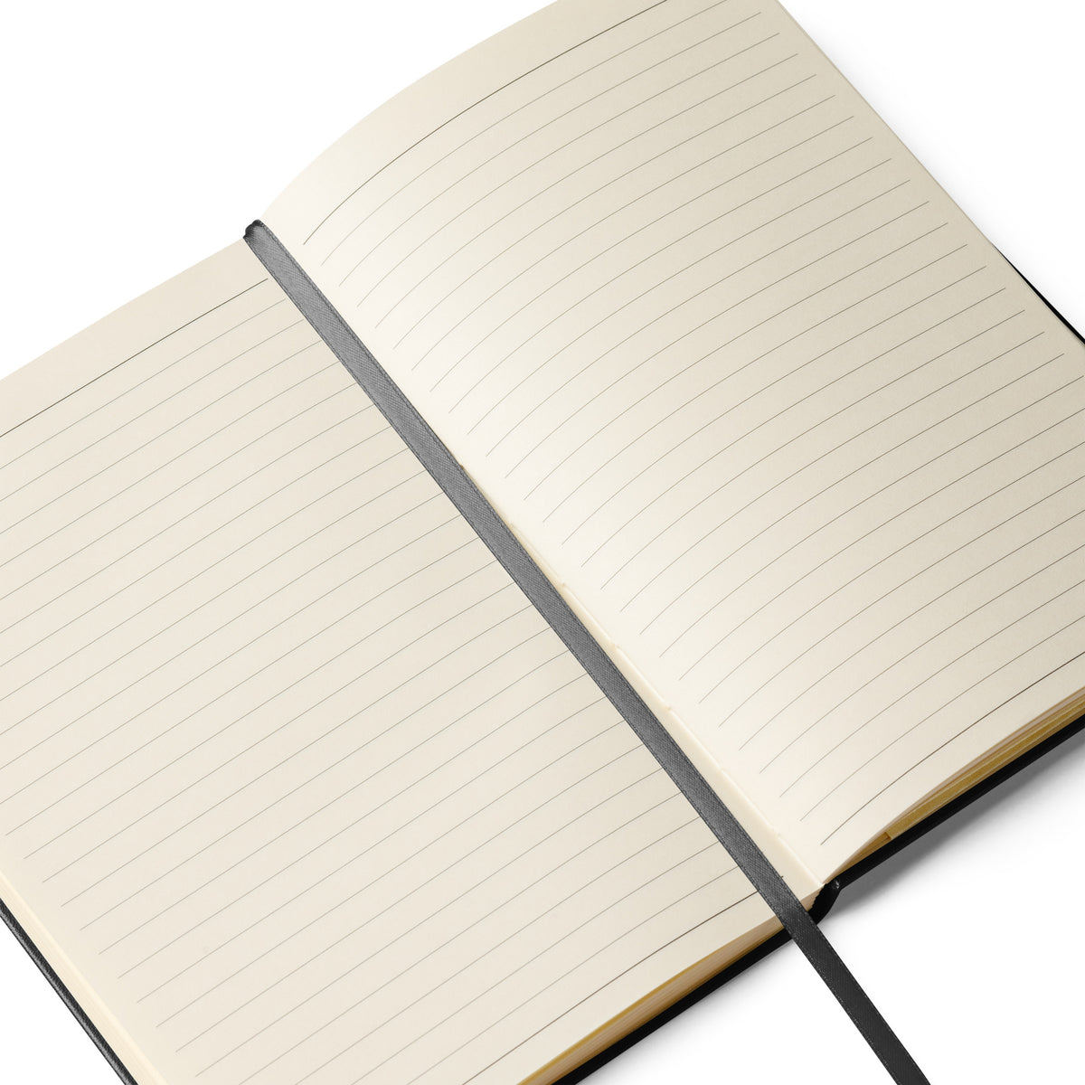 Hardcover Journal in Black — detail