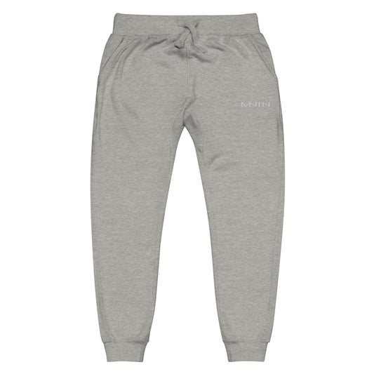 MNTN Fleece Sweatpants in Carbon Grey — front
